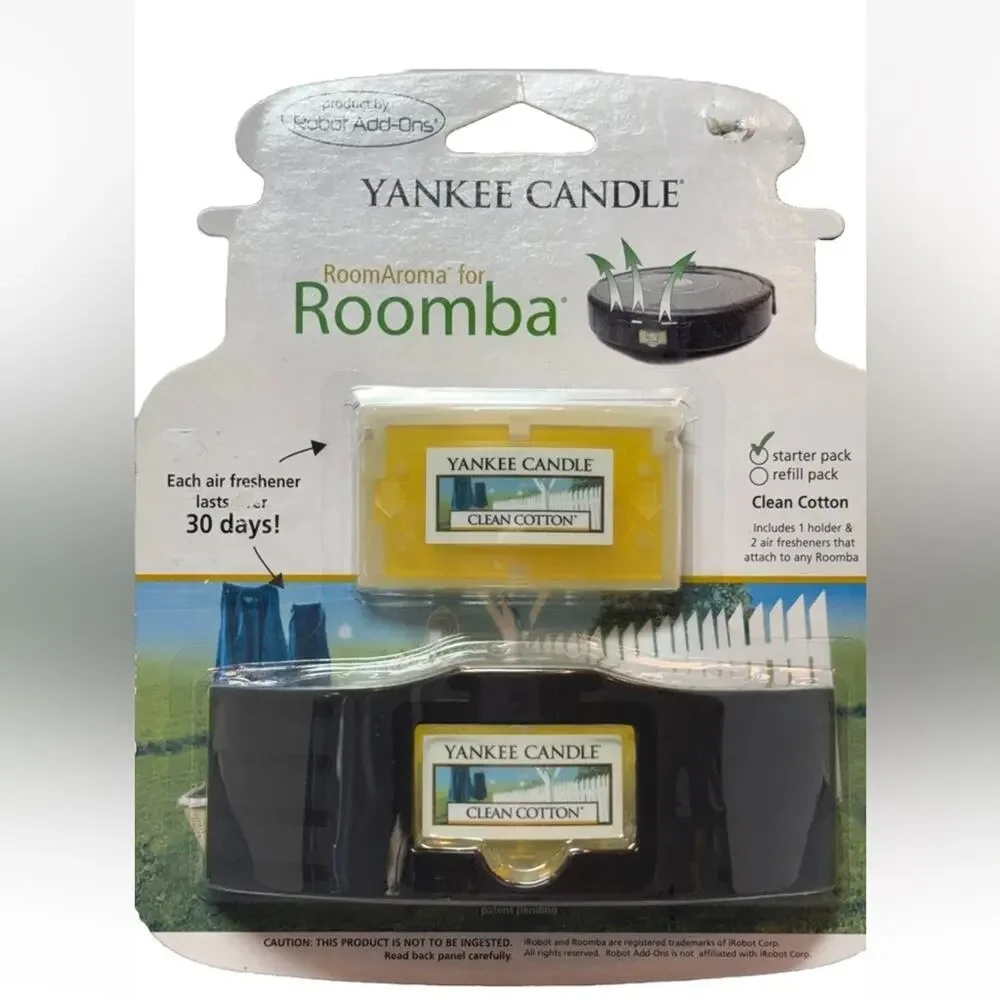 Yankee Candle ScentPlug Clean Cotton Starter Kit 5 Refills Air Freshener NEW
